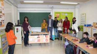 Visita a les noves aulas de l'escola