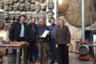 En marxa la construcció dels gegantons neolítics de l'Espluga
