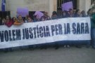 Concentració a les portes de l'Audiència de Tarragona demanant justícia per Sara Lozano