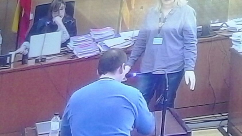 Jaume Solsona, durant la seva declaració al jutjat de Tarragona