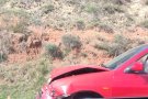 Accident a la C-14 al terme de Vilaverd