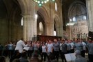 El Cor Vivace estrena el seu ‘We are the World’ a l’església del monestir de Poblet