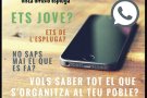 Es crea una llista de difusió de Whatsapp de joves de l’Espluga