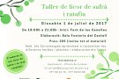 Santa Coloma organitza un taller de licor de safrà i ratafia com a primer acte de Som terra de safrà