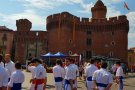 El Ball de Bastons de Montblanc a la diada d'Adifolk a Perpinyà