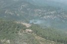 Incendi de vegetació forestal al barranc de Castellfollit