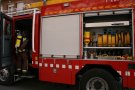 Foc en paques de palla a l’Espluga