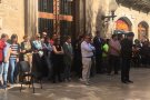 Montblanc i la Conca de Barberà es concentren contra les càrregues policials d'aquest 1 d'octubre a diversos col·legis electorals