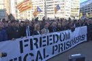 Els alcaldes catalans es concentren a Brussel·les per demanar la llibertat dels presos polítics