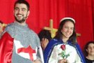 Marc Munné Pol i Maria Martínez Cozar, Sant Jordi i Princesa de la Setmana Medieval 2018