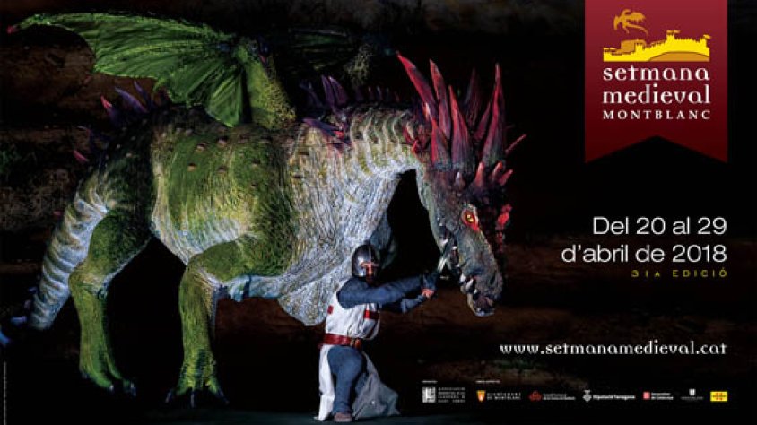 Imatge del cartell de l'edició 2018 de la Setmana Medieval de Montblanc