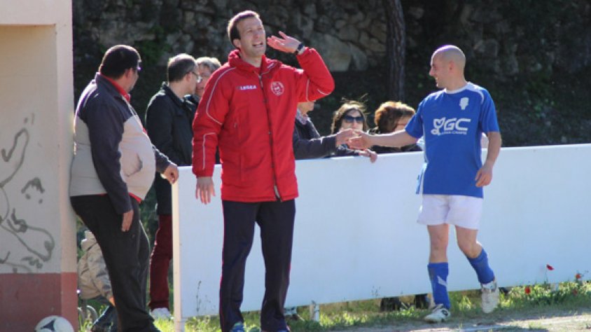Albert Pérez, quan dirigia la Riba fa dues temporades