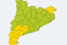 Continua l'avís per intensitat de pluja i per neu a la comarca