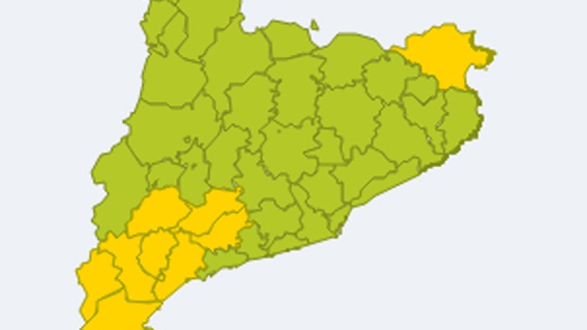 Mapa d'avís per neu 06/02/18