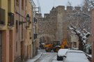 La previsió és que la nevada sigui extensa durant el matí, si bé a les comarques del sud la cota està començant a pujar