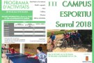 Sarral organitza el III Campus Esportiu d’estiu de la localitat, que comença el 25 de juny