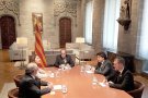 Les 4 diputacions catalanes mantenen la primera reunió institucional amb el president de la Generalitat, Quim Torra