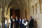 El president Torra es relaxa una tarda al monestir de Poblet