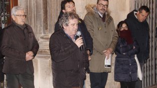 L’ANC Conca de Barberà es mobilitza per exigir l’alliberament dels presos el dia del seu trasllat a Madrid
