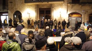 L’ANC Conca de Barberà es mobilitza per exigir l’alliberament dels presos el dia del seu trasllat a Madrid