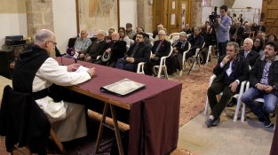 El pregó de l'Abat de Poblet, Octavi Vilà, enceta la Setmana Santa a Montblanc