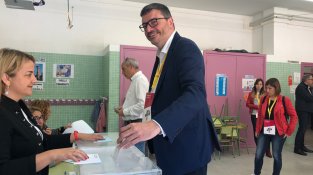 Els candidats a l'alcaldia de Montblanc ja han votat