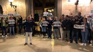 La plaça Major de Montblanc es queda petita, en l'acte comarcal de l'ANC Conca de Barberà