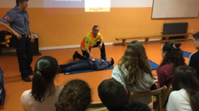 Més de 200 alumnes de 3r d'ESO s'han format en la prevenció i els primers auxilis