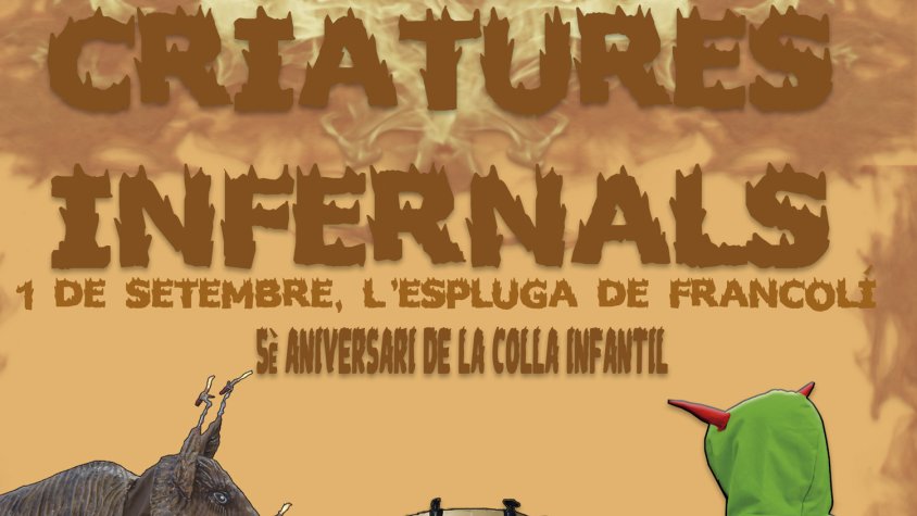 La Colla infantil dels Diables de l'Espluga celebrarà el seu cinquè aniversari