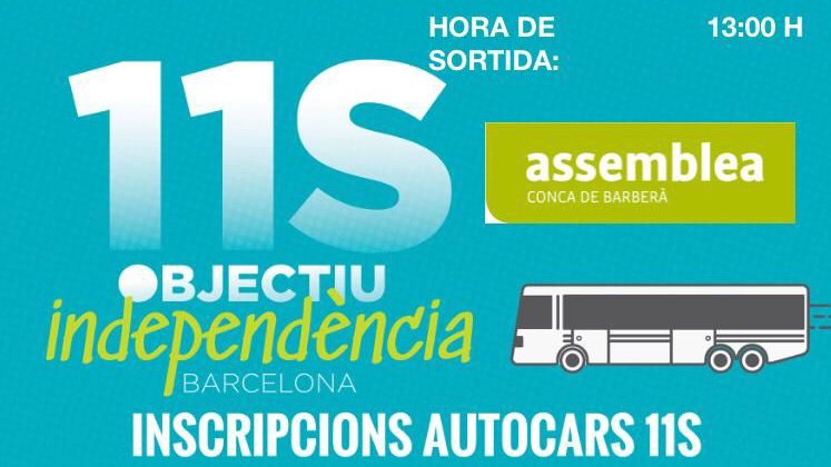 L’ANC Conca de Barberà ja ha recollit més de 470 inscripcions per assistir a la Diada