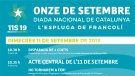 L’ANC de l’Espluga , la Comissió de la Caminada de l’11 de setembre i l’Ajuntament de l’Espluga enllesteixen el programa d’actes de la Diada de l’11 de Setembre 2019