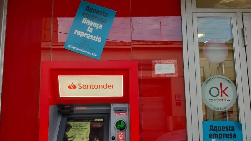 Nova acció del Tsunami Democràtic a Montblanc
