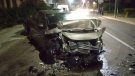 Accident al carrer General Prim de Montblanc