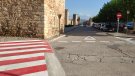 Des d’aquest dilluns, el carrer Muralla Sant Jordi de Montblanc és de sentit únic