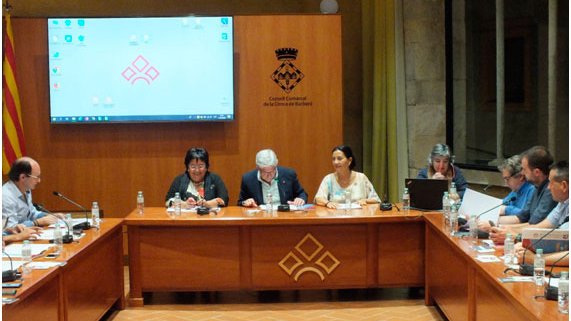 La nova seu del Campus Extens de la URV a Montblanc i Conca de Barberà es presenta als alcaldes de la comarca