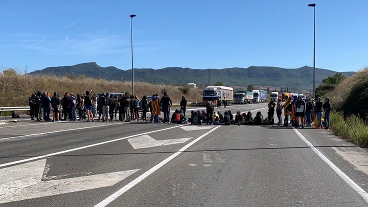 Continuen els talls a les carreteres de la Conca de Barberà
