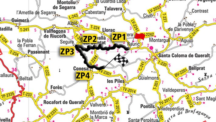 Les carretes de la Diputació de Tarragona, a punt per acollir el pas de 55a edició del RallyRACC Catalunya - Costa Daurada