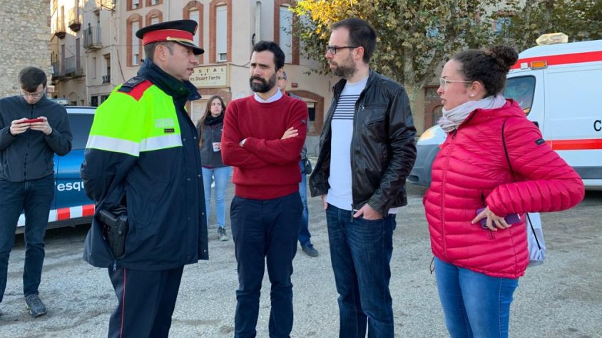 Roger Torrent ha visitat aquest matí, l'Espluga de Francolí