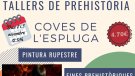 Les Coves de l’Espluga ofereixen tallers de prehistòria per famílies durant el Pont de Tots Sants