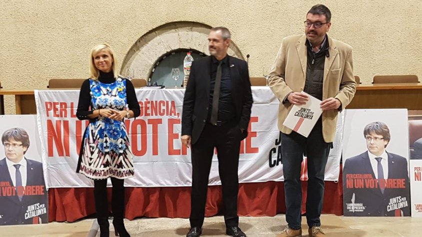 Montblanc acull un acte de campanya de Junts per Catalunya