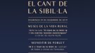 El Museu de la Vida Rural i el Monestir de Poblet han unit esforços per tal de representar el Cant de la Sibil·la a l’interior de la basílica de Santa Maria de Poblet