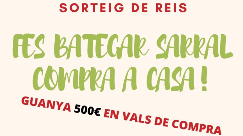 Arriba la Campanya "per Nadal compra a Sarral"