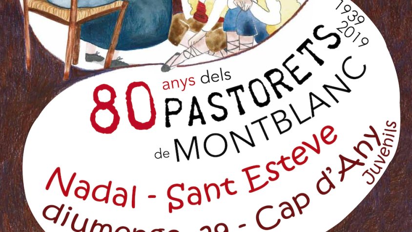 Els Pastorets de Montblanc del 80è aniversari arriben avui dia 25