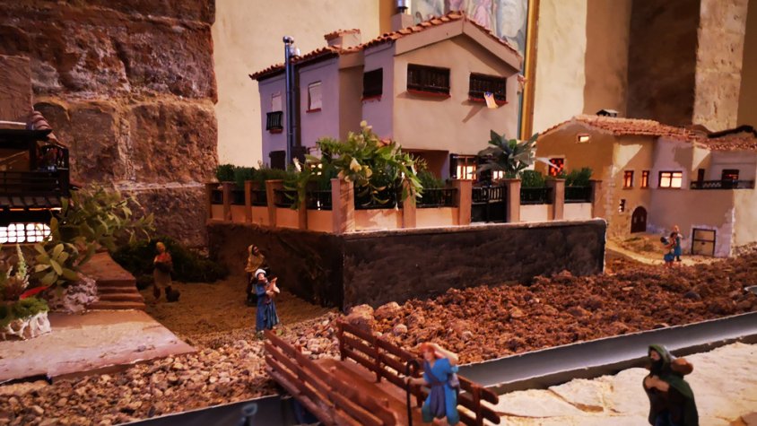 L’extraordinari pessebre d’Isidre Solé ja llueix a la Guàrdia dels Prats
