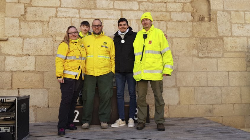 L'ADF Espluga ha comptat amb material cedit per als serveis de prevenció d'aquestes festes
