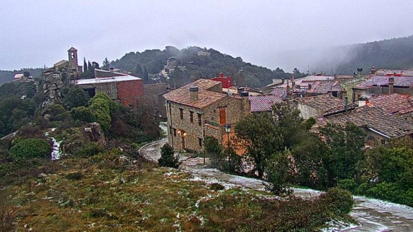Imatge de Rojals, aquest matí de dijous 23 de gener