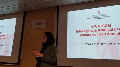 Educació posa en marxa un projecte amb Intel·ligència Artificial per afavorir l'èxit educatiu de tot l'alumnat