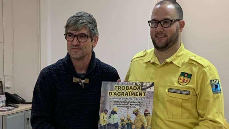 Presentat el cartell de la trobada d'agraïment de l'ADF Espluga