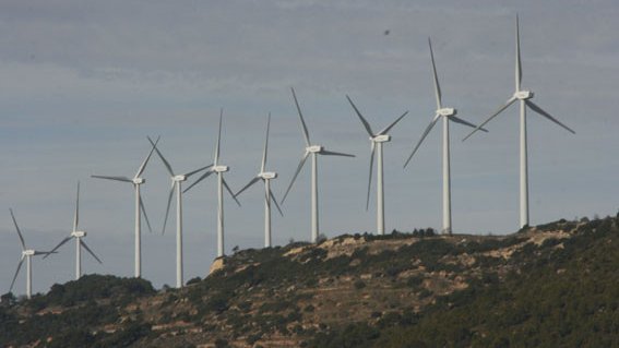 Parc eòlic a la Conca de Barberà