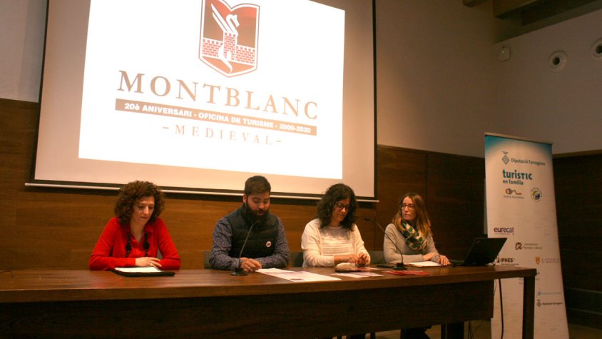 Presentació de la programació de turisme a Montblanc aquest 2020.